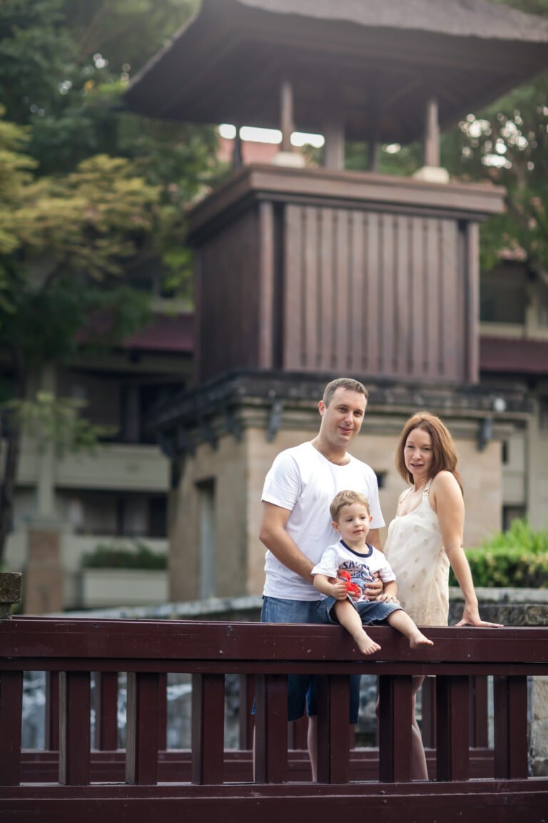 Family photoshoot at InterContinental Bali Resort Jimbaran